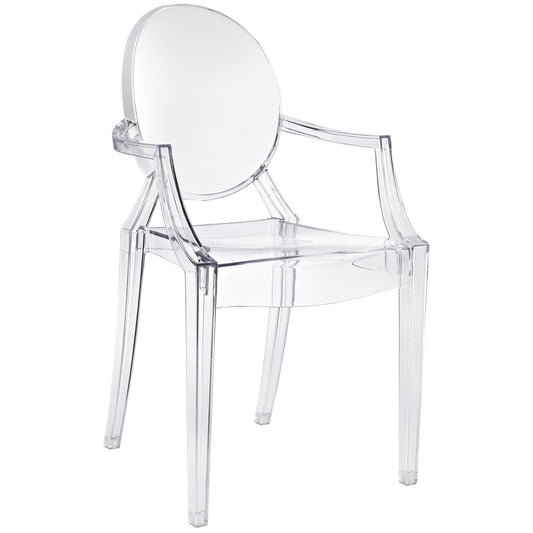 Casper Dining Armchair Clear