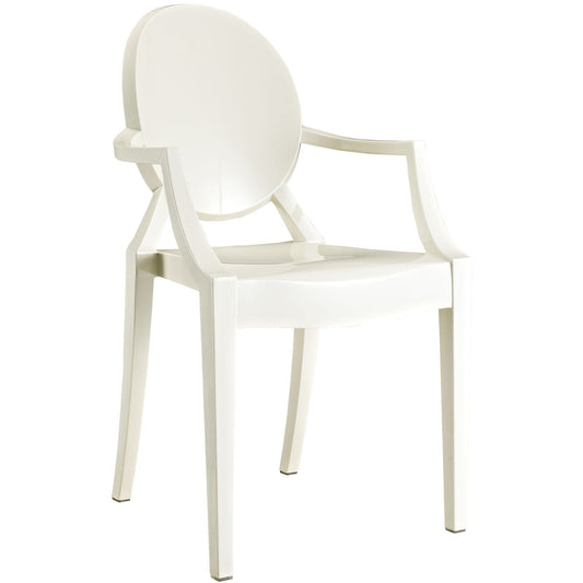 Casper Dining Armchair White