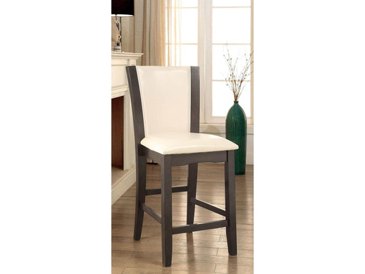 Manhattan Gray/White Counter Height Chair (Set of 2)