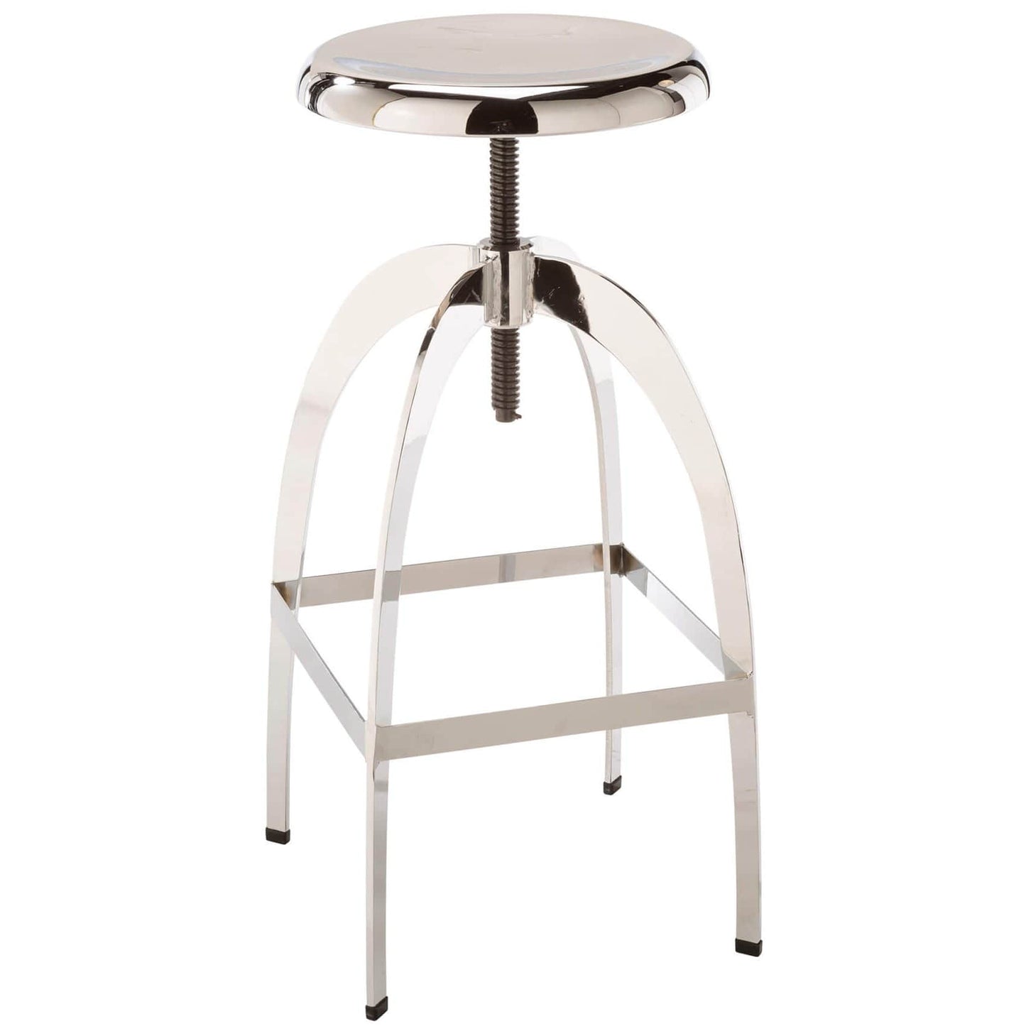 Colby Adjustable Bar Stool, Chrome