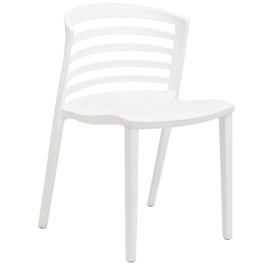 Curvy Dining Side Chair White