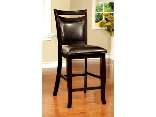 Woodside II Espresso Counter Height Dining Chair (Set of 2)