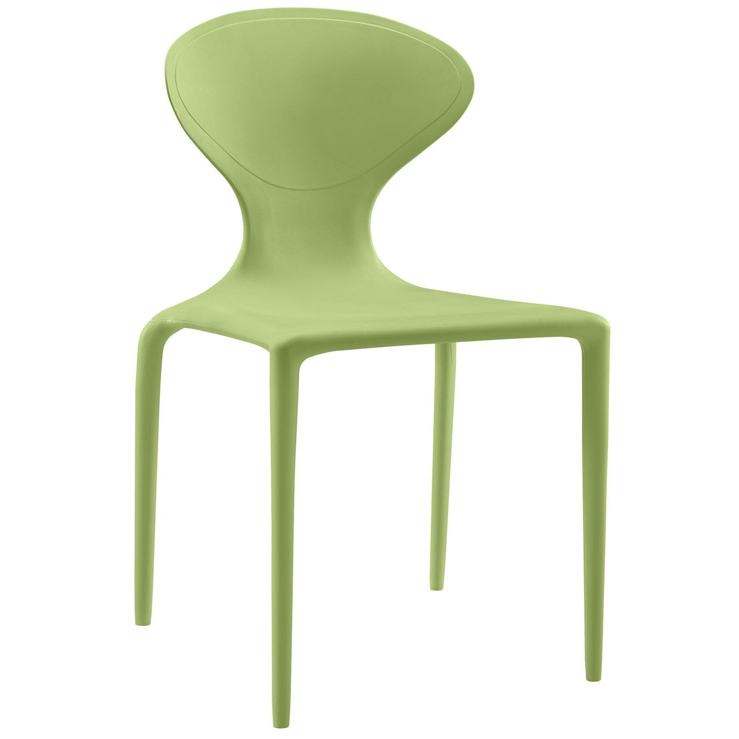 Draw Dining Side Chair Green