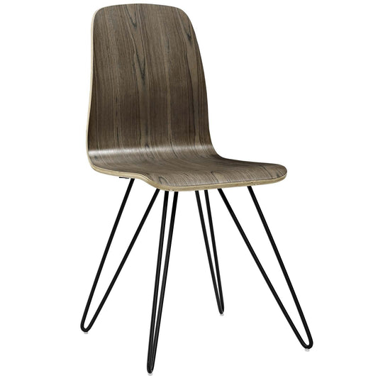 Drift Bentwood Dining Side Chair Walnut