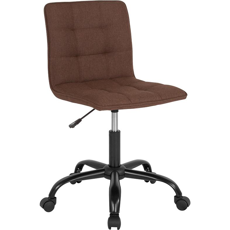 Sorrento Home and Office Task Chair in Brown Fabric