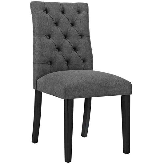 Duchess Fabric Dining Chair Gray