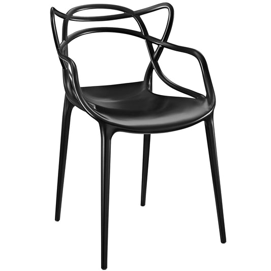 Entangled Dining Armchair Black