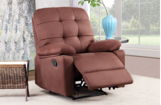 Plush Microfiber Recliner - F6621