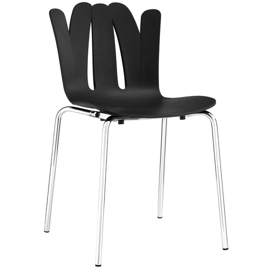 Flare Dining Side Chair Black