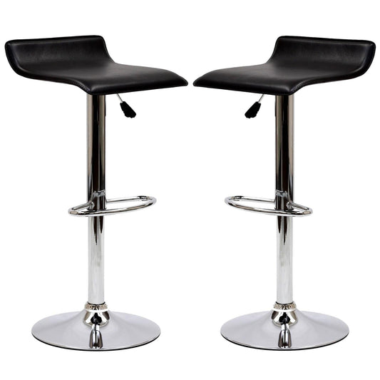 Gloria Bar Stool Set of 2 Black