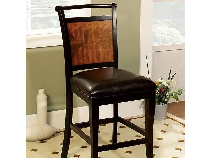 Salida Acacia/Black Counter Height Chair (Set of 2)