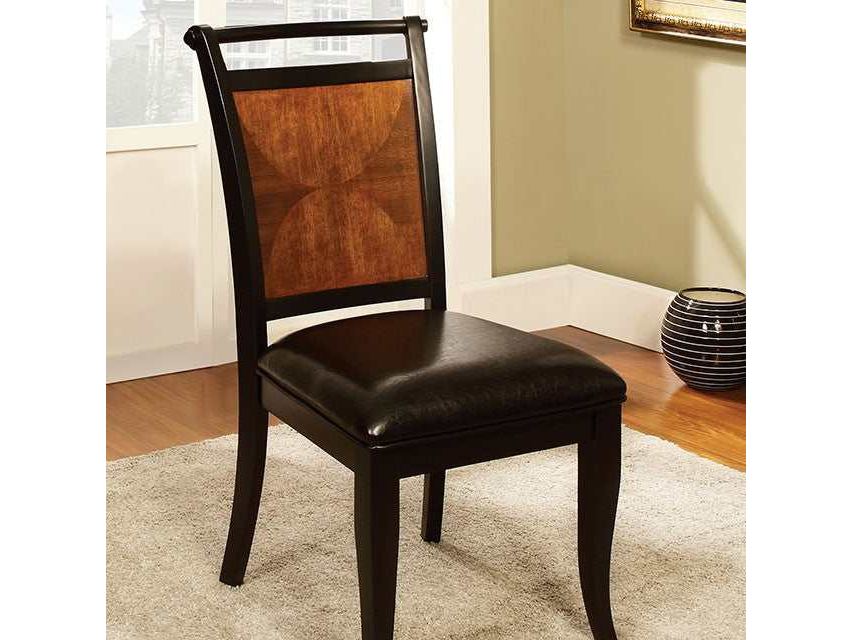 Salida Espresso/Black Side Chair (Set of 2)