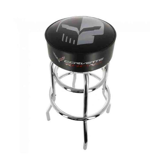 C7 Corvette Racing Silver Jake Counter/Pub Stool