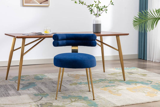 Nordic Velvet Upholstered Accent Chair