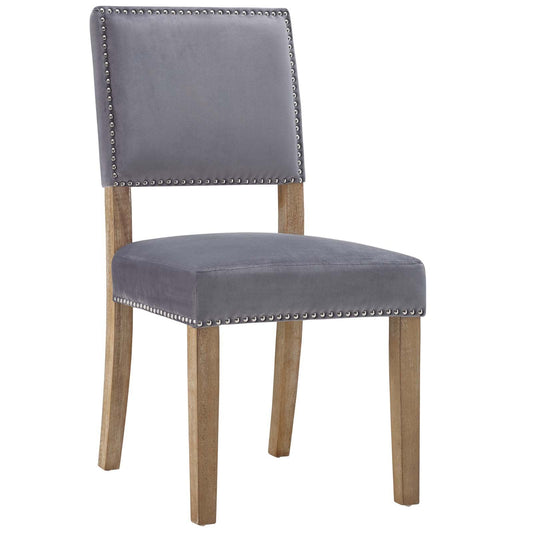 Oblige Wood Dining Chair Gray