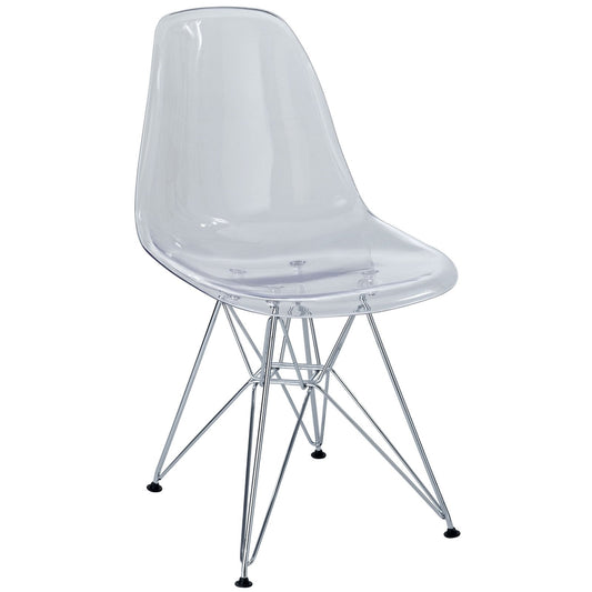 Paris Dining Side Chair Clear