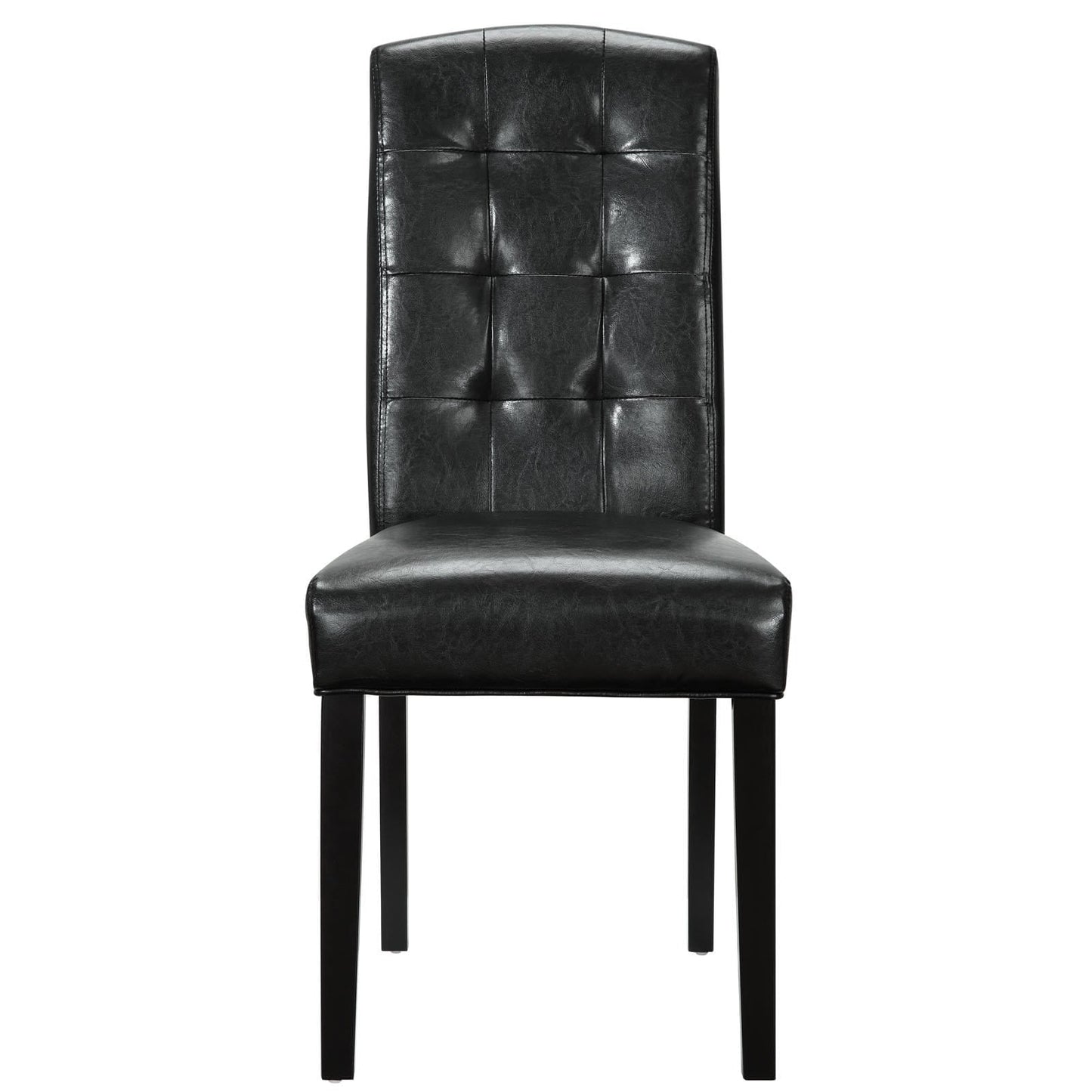 Perdure Dining Vinyl Side Chair Black