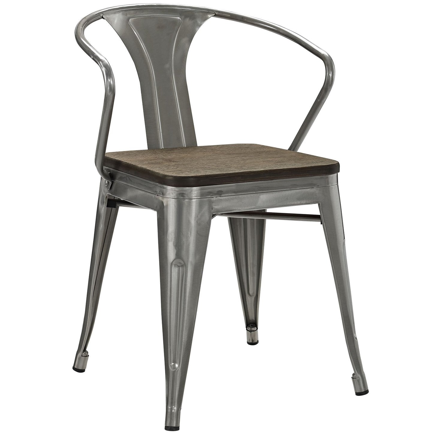 Promenade Bamboo Dining Chair Gunmetal