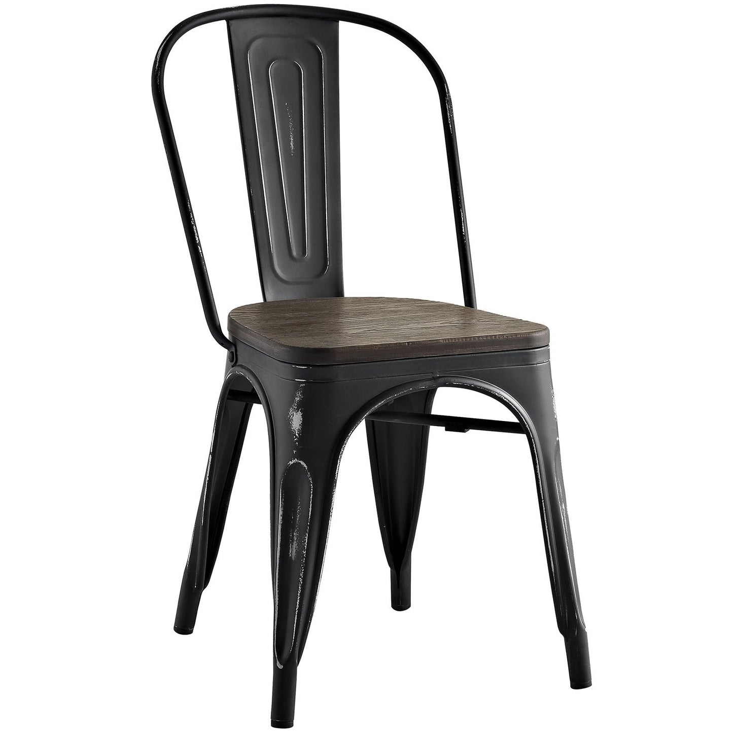 Promenade Bamboo Side Chair Black