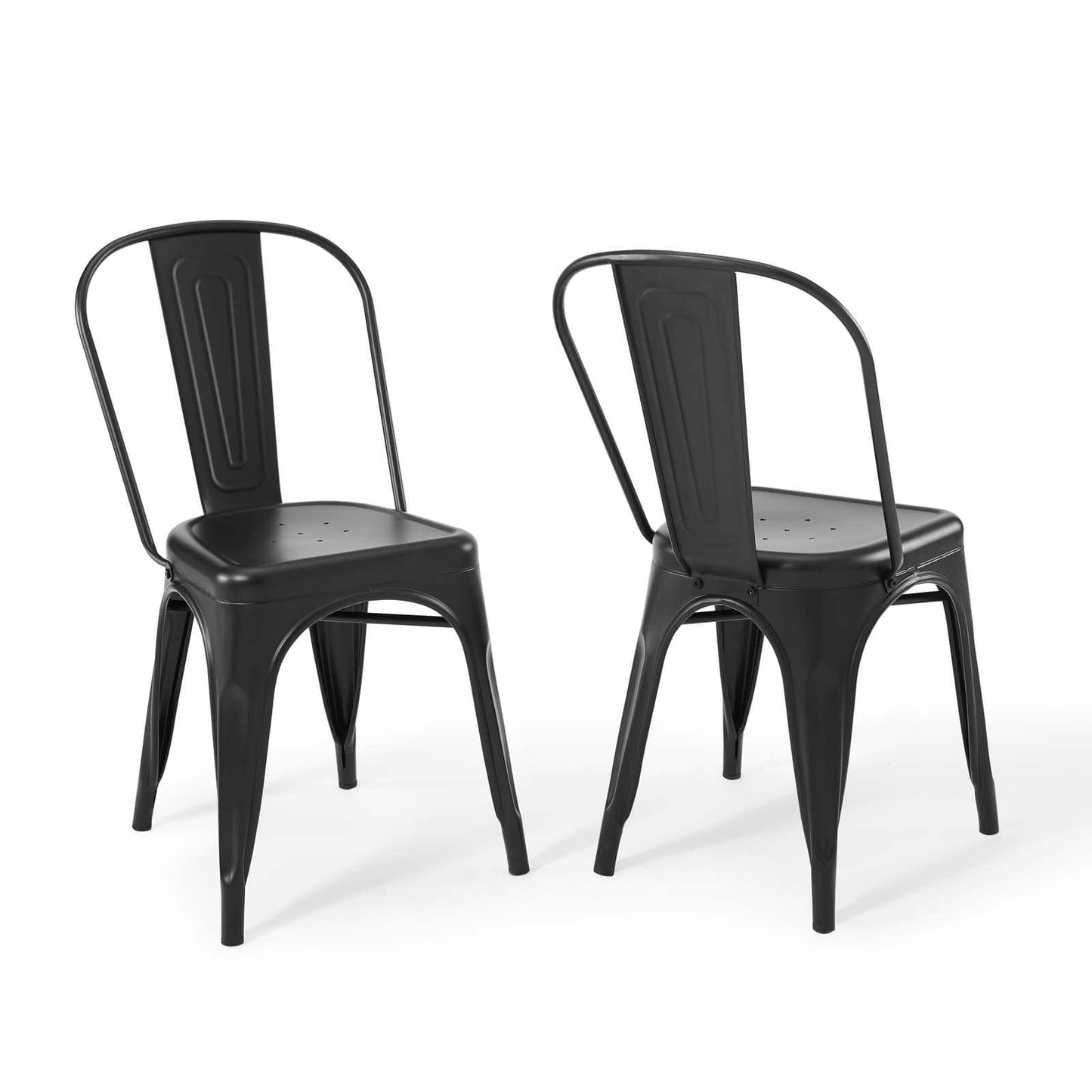 Promenade Bistro Dining Side Chair Set of 2 Black