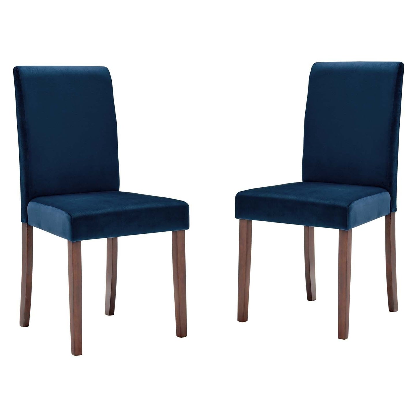 Prosper Upholstered Velvet Dining Side Chair Set of 2 Navy