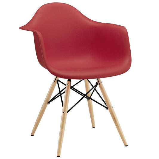 Pyramid Dining Armchair Red