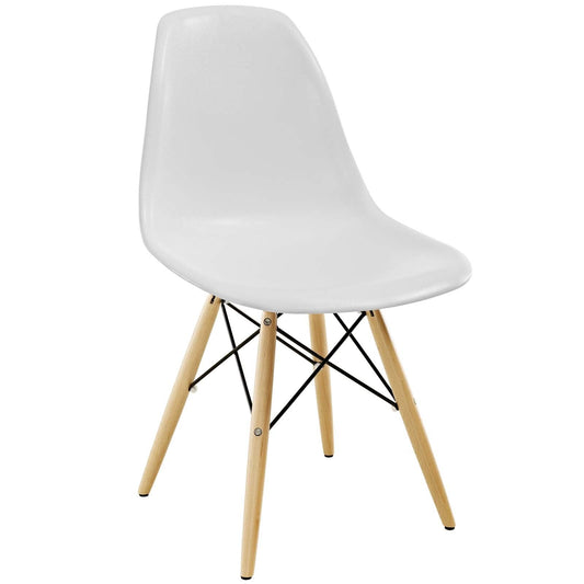 Pyramid Dining Side Chair White
