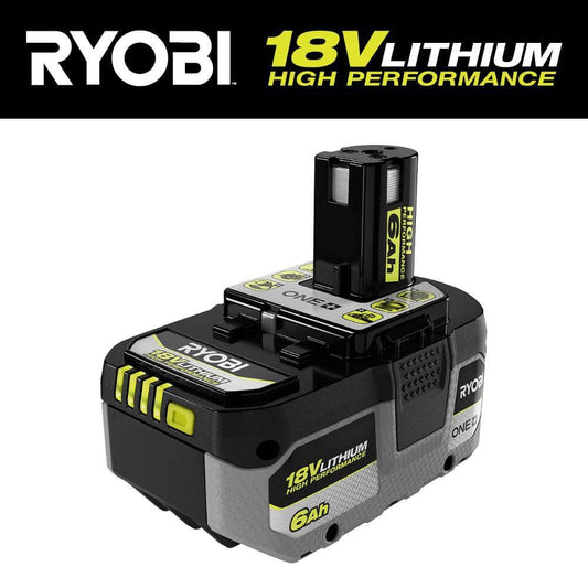 RYOBI ONE+ 18V 6.0 Ah Lithium-Ion HIGH PERFORMANCE Battery - $90