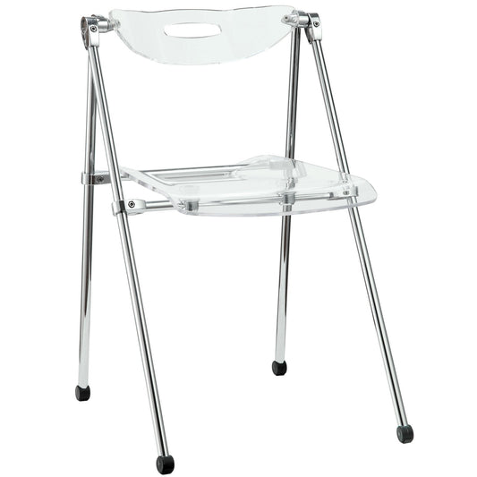 Telescope Folding Chair Clear