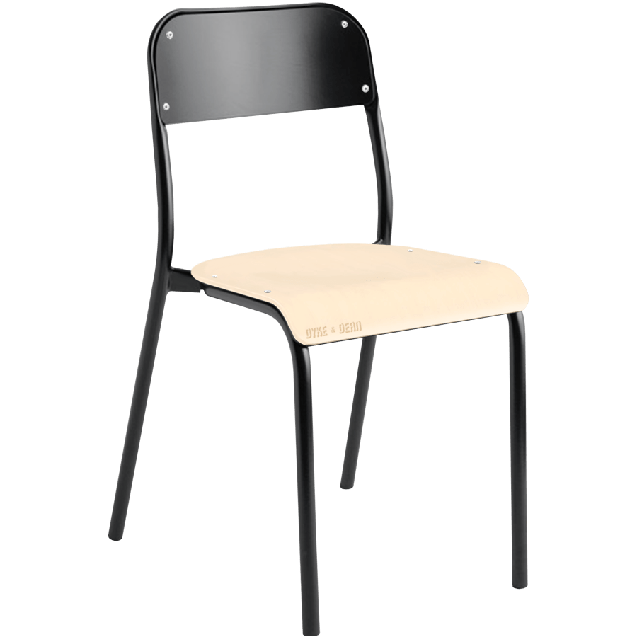 TUBULAR D&D CHAIR DARK BROWN / BEECHWOOD - DYKE & DEAN